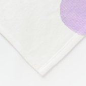 ウォーターカラーコンボハートキュートAFフリースブランケット フリースブランケット (角)