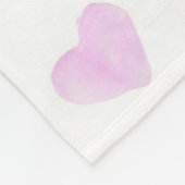 ウォーターカラーコンボハートパステル空白のブランケット フリースブランケット (角)