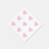 ウォーターカラーコンボハートビーナプキンズ スタンダードカクテルナプキン (角)