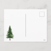 ウォーターカラーコージーハウスミニチュア魅力的ビレッジ シーズンポストカード (裏面)