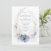 ウォーターカラーコーラルシーシェルビーチバチェロレッテ 招待状 (スタンド正面)