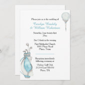 ウォーターカラーゴルフバッグ結婚式招待状 招待状 (正面/裏面)