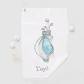 ウォーターカラーゴルフバッグ ゴルフタオル (インサイチュ)