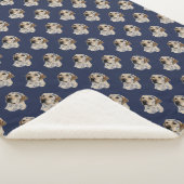 ウォーターカラーゴールデンラブラドールリトリエバードッグペット シェルパブランケット (3/4)