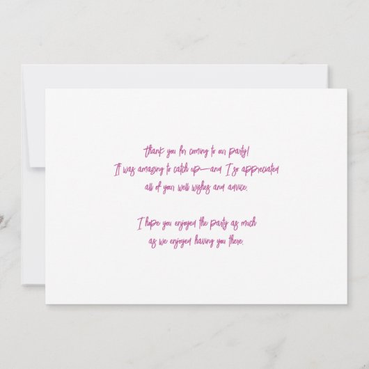 ウォーターカラーゴールデンレトリバーパープルフローラ誕生日 サンキューカード (裏面)