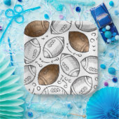 ウォーターカラーサッカー紙プレート ペーパープレート (パーティー)