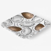 ウォーターカラーサッカー紙プレート ペーパープレート (傾斜あり)