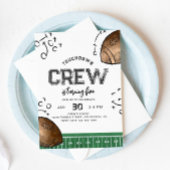 ウォーターカラーサッカー誕生日招待状 招待状