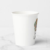 ウォーターカラーサファリワイルドワンベビータイガーカッブ誕生日 紙コップ (右)