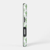 ウォーターカラーサボテン柄 iPhoneケース (右側面)