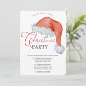 ウォーターカラーサンタハットホリデーオープンハウス 招待状 (スタンド正面)