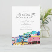 ウォーターカラーサンフアンプエルトリコスカイライントロピカル 招待状 (スタンド正面)