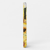 ウォーターカラーサンフラワーズフローラウッ素朴ドカントリー Case-Mate iPhoneケース (裏面/左)