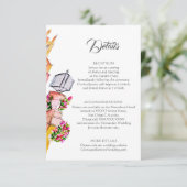 ウォーターカラーサンミゲルデアレンデ結婚の詳細 招待状 (スタンド正面)