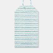 ウォーターカラーサーファーヴァンサーフバースデーパーティー ギフトタグ (裏面)