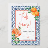 ウォーターカラーザアモーレスピリッツブライダルシャワー 招待状 (正面)