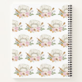 ウォーターカラーシェフズハットブーケレシピ ノートブック (裏面)