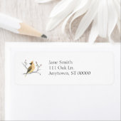 ウォーターカラーシダーウェイング住所 シール (インサイチュ)