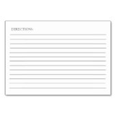 ウォーターカラーシナモンバンスレシピ テーブルナンバー (裏面)