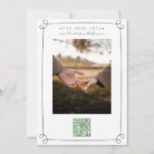 ウォーターカラーシャトージョージアンマナーイベン結婚ト 招待状 (裏面)