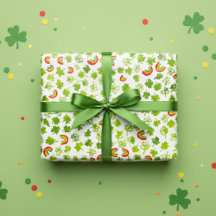 ウォーターカラーシャムロック&レインボーズSt patricks day