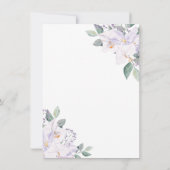 ウォーターカラーシャンパン&フローラブライダルブランチバブリー 招待状 (裏面)