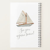 ウォーターカラーシルボートビーチハウス ノートブック (裏面)