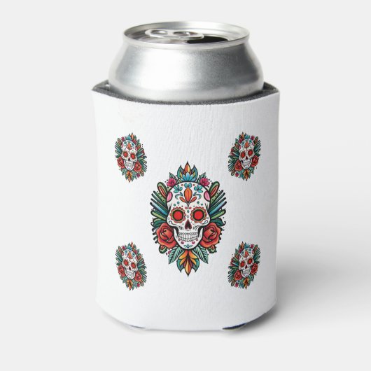 ウォーターカラーシンコデマヨシュガーカラフルスカル 缶クーラー (缶裏面)