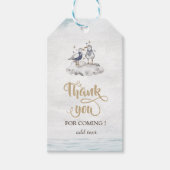 ウォーターカラーシーグルスビーチ ギフトタグ (正面)