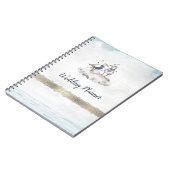 ウォーターカラーシーグルスビーチ ノートブック (左側)