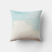 ウォーターカラーシーシェルカスタムビーチモノグラムHOUSE クッション (裏面)