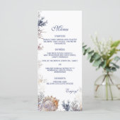 ウォーターカラーシーシェルコーラルビーチ結婚式 メニュー (スタンド正面)