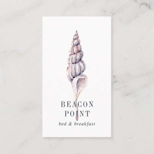 ウォーターカラーシーシェルホスピタリティ 名刺 (正面)