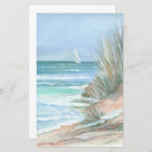 ウォーターカラーシースケープ紙 (正面/裏面)