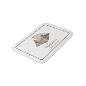 ウォーターカラーシーセルビーチハウス バスマット (アングル)