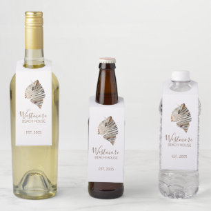 ウォーターカラーシーセルビーチハウス ボトルネックタグ