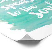 ウォーターカラーシー引用文 |アートプリント ポスター (角)