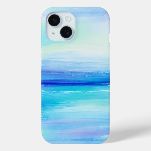 ウォーターカラーシー&スカイフォンケース Case-Mate iPhoneケース (裏面)