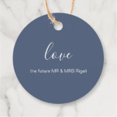 ウォーターカラージュピターライトハウスメッセージカード フェイバータグ (裏面)