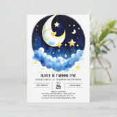 ウォーターカラースカイオブスターズ誕生日 招待状 (スタンド正面)