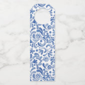 ウォーターカラースタッフォードシャードッグ ボトルネックタグ (裏面)