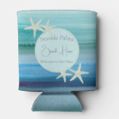 ウォーターカラースターフィッシュバケーションレンタルドリンクハガー 缶クーラー (裏面)