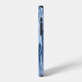 ウォーターカラーストライプ: 幾何学模様 iPhoneケース (左側面)