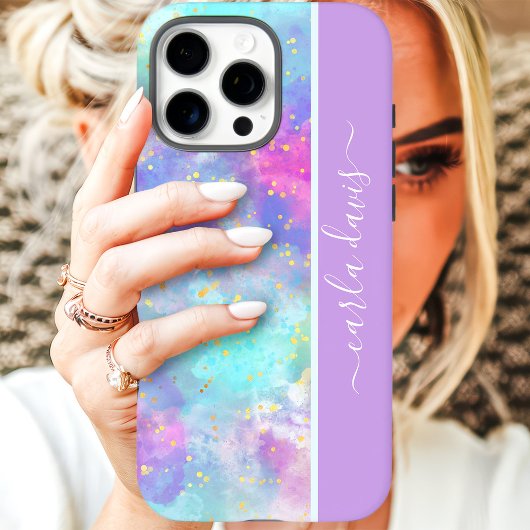 ウォーターカラースプラッシュ オーダーネーム Case-Mate iPhoneケース