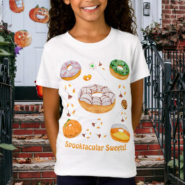 ウォーターカラースプークタキュラー スイーツ!ハロウィン キャンディ Tシャツ
