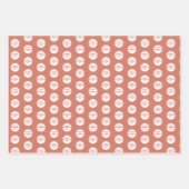 ウォーターカラースロースイラストレーションハッピーマザーズデイ ラッピングペーパーシート (正面3)