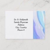 ウォーターカラーズメディカルアポイントメントカード 予約カード (裏面)