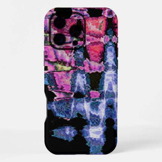 ウォーターカラーズ デザイン iPhoneケース (裏面)