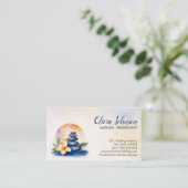 ウォーターカラーゼンセレニティスパ 名刺 (スタンド正面)