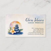 ウォーターカラーゼンセレニティスパ 名刺 (正面)